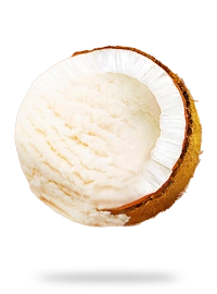 Bola de helado Crema helada de coco