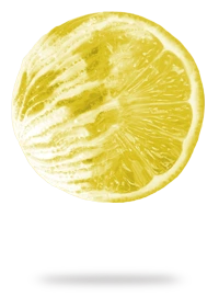 Bola de helado de limón