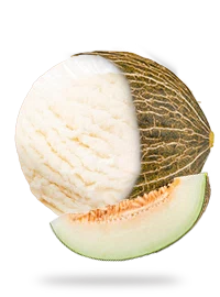Bola de helado de melón